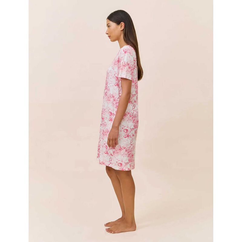 Papinelle Toile Organic Cotton Knit Midi Nightie image number 3
